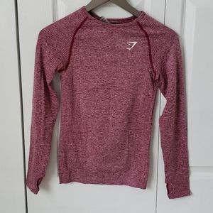 gymshark long sleeve seamless vest S